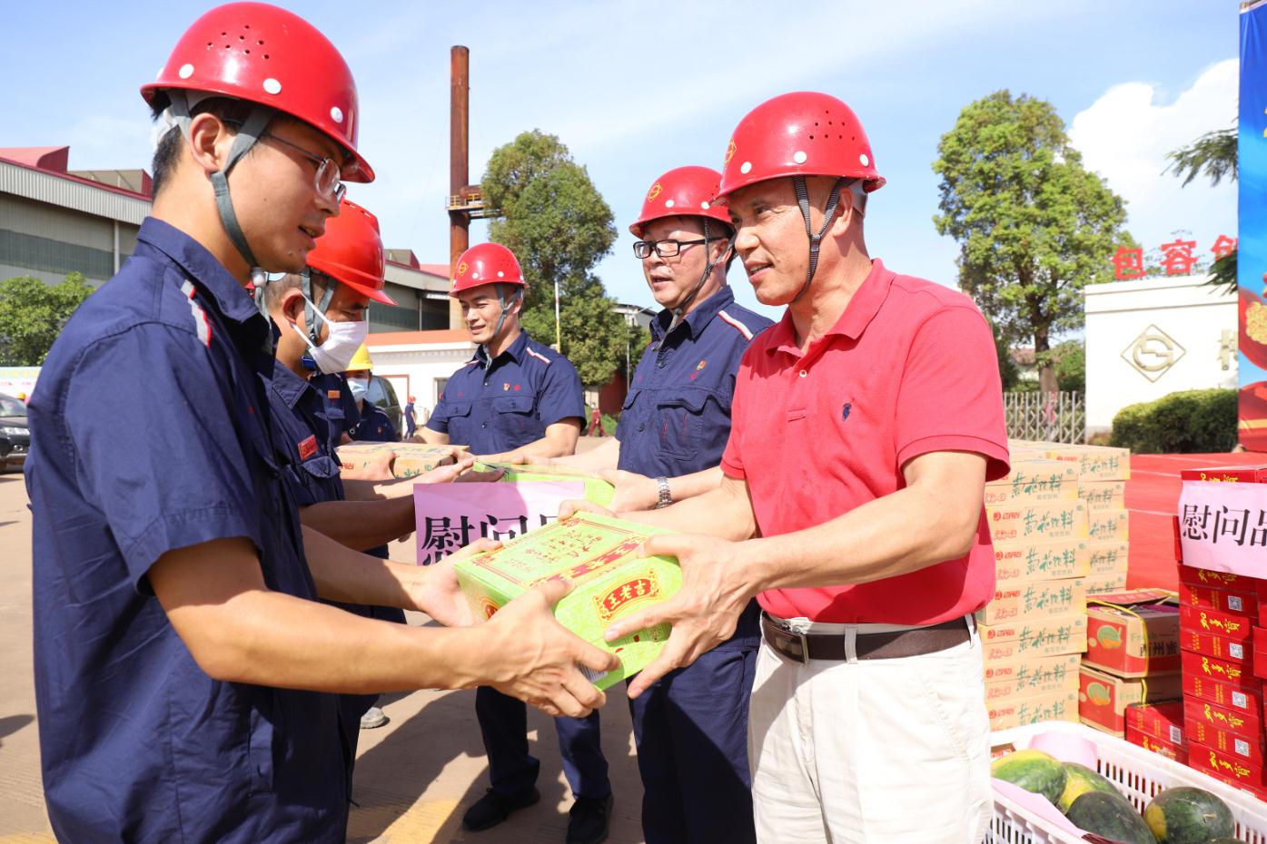 暖心！柳州市总工会、柳钢集团工会送来阵阵清凉