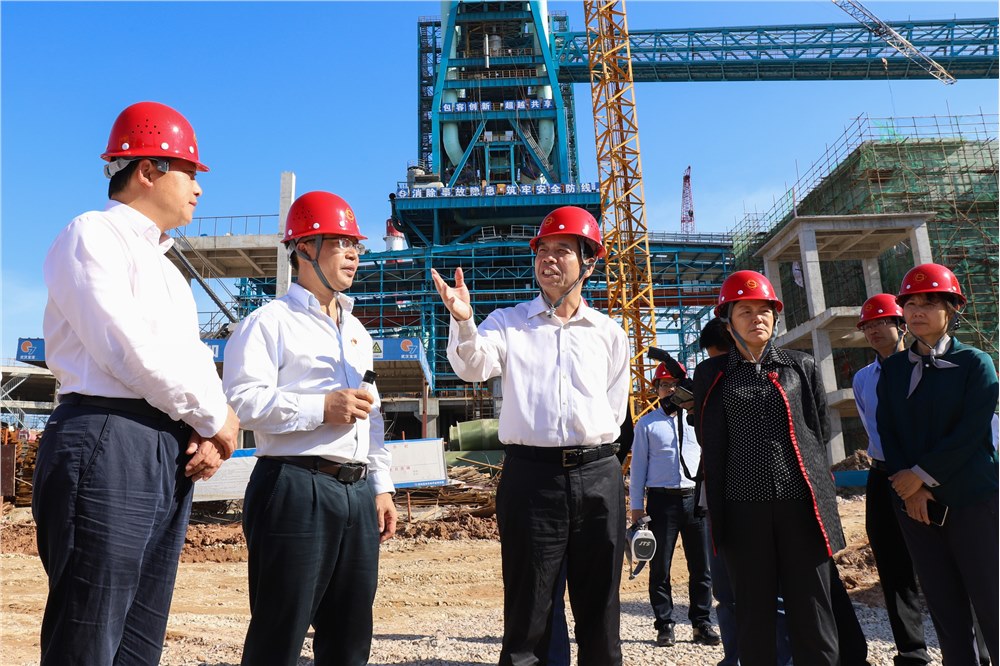 自治区政协副主席、党组副书记黄道伟调研柳钢开云网页_开云(中国)镍铁冶炼项目